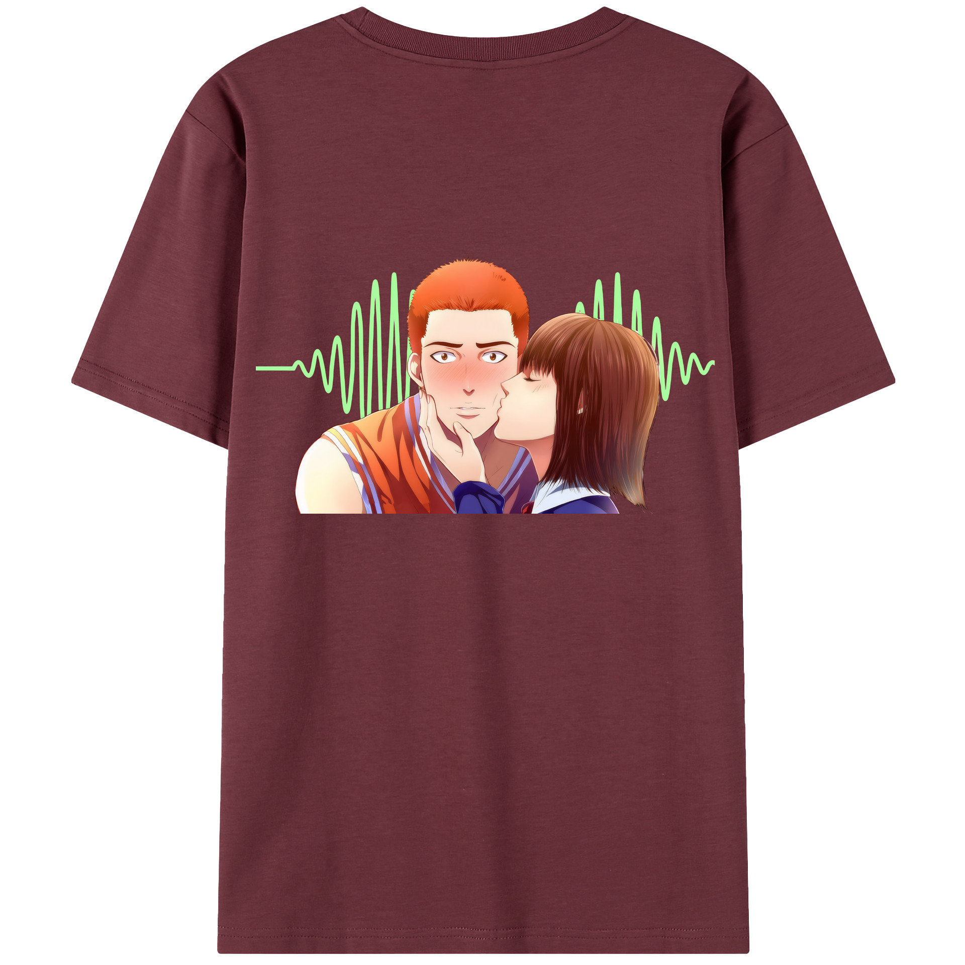 SLAM DUNK／スラムダンク 綿100％半袖Tシャツ（背面プリント）